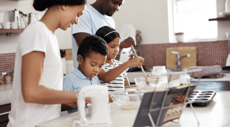 Kids Cooking Together